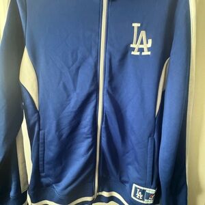 Los Angeles Dodgers Large Majestic Blue Fan Fashion Jacket